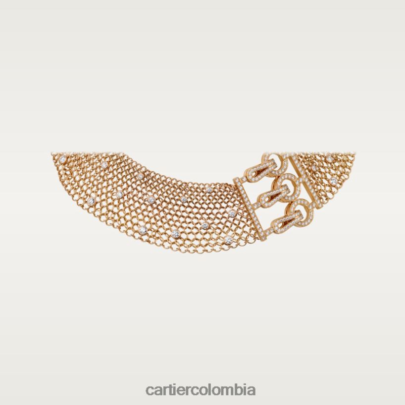 joyería Cartier collar de agrafe elegante V0HXJN559
