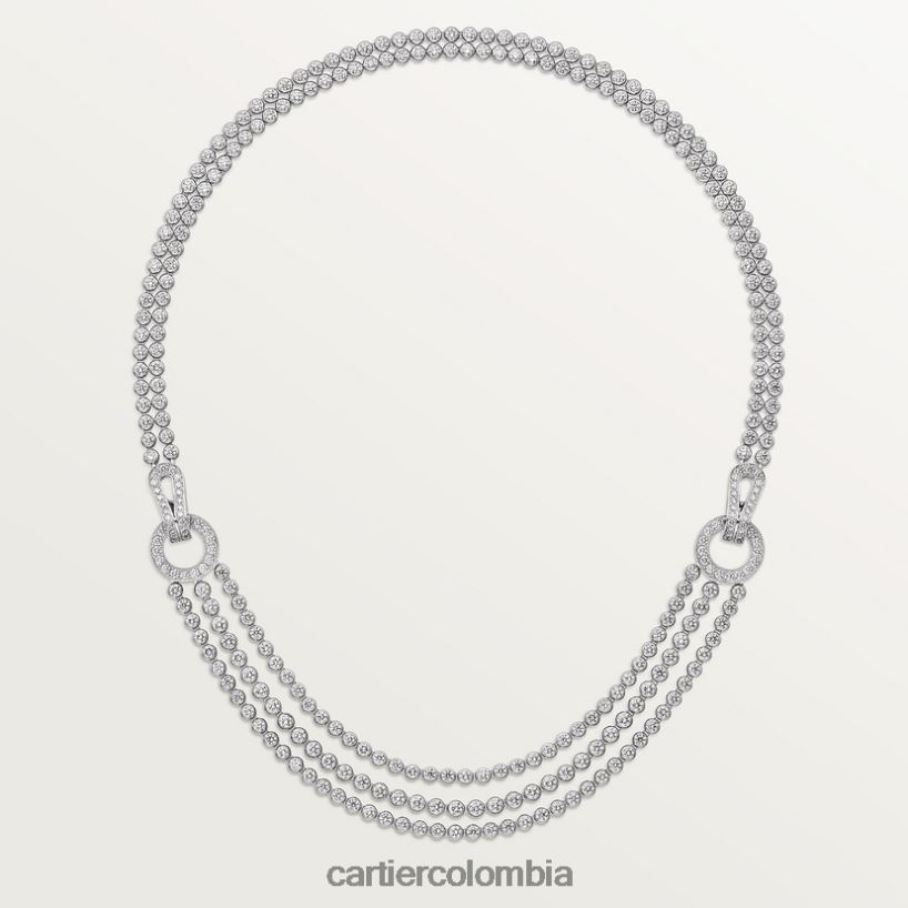 joyería Cartier collar de agrafe elegante V0HXJN562