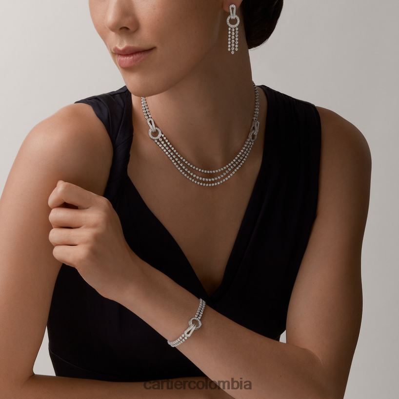 joyería Cartier collar de agrafe elegante V0HXJN562