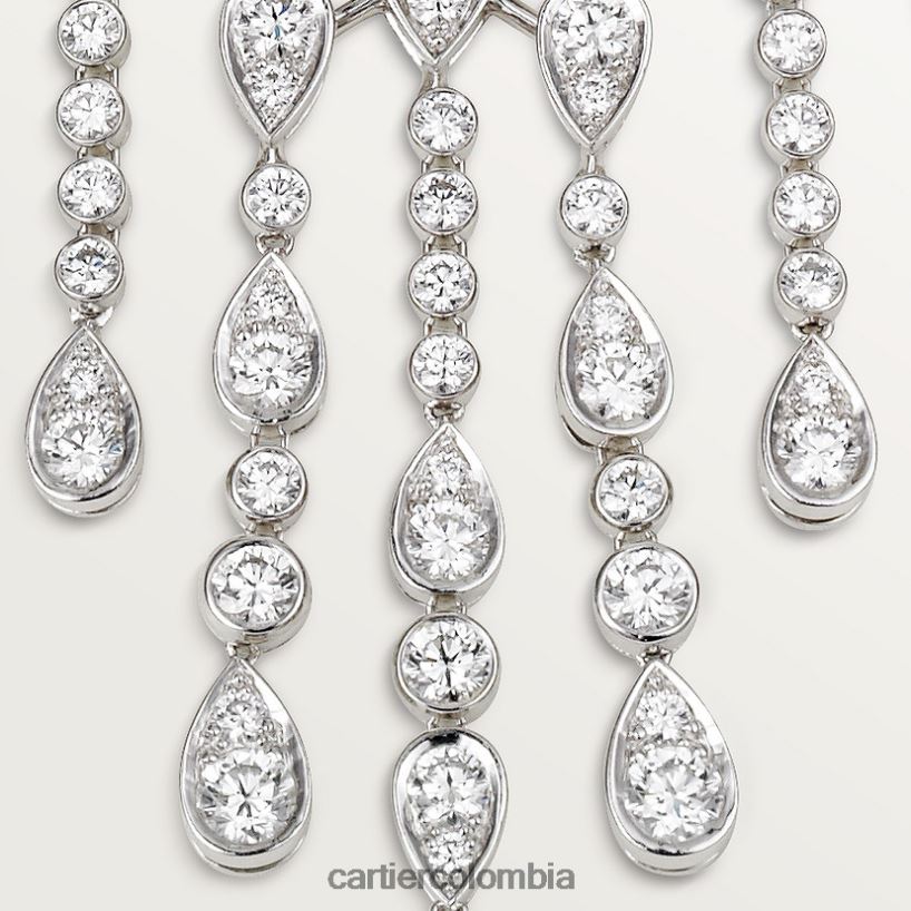 joyería Cartier collar de colección de diamantes elegante V0HXJN574