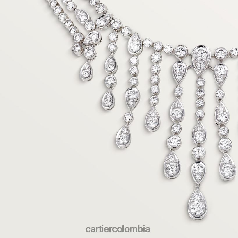 joyería Cartier collar de colección de diamantes elegante V0HXJN574