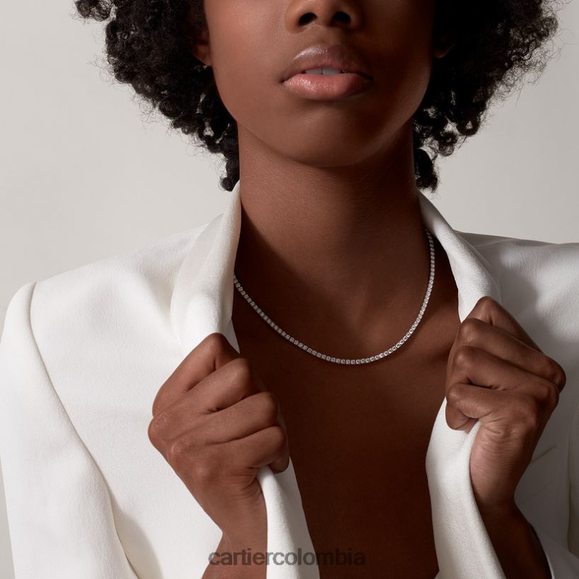joyería Cartier collar de líneas esenciales Oro blanco V0HXJN526