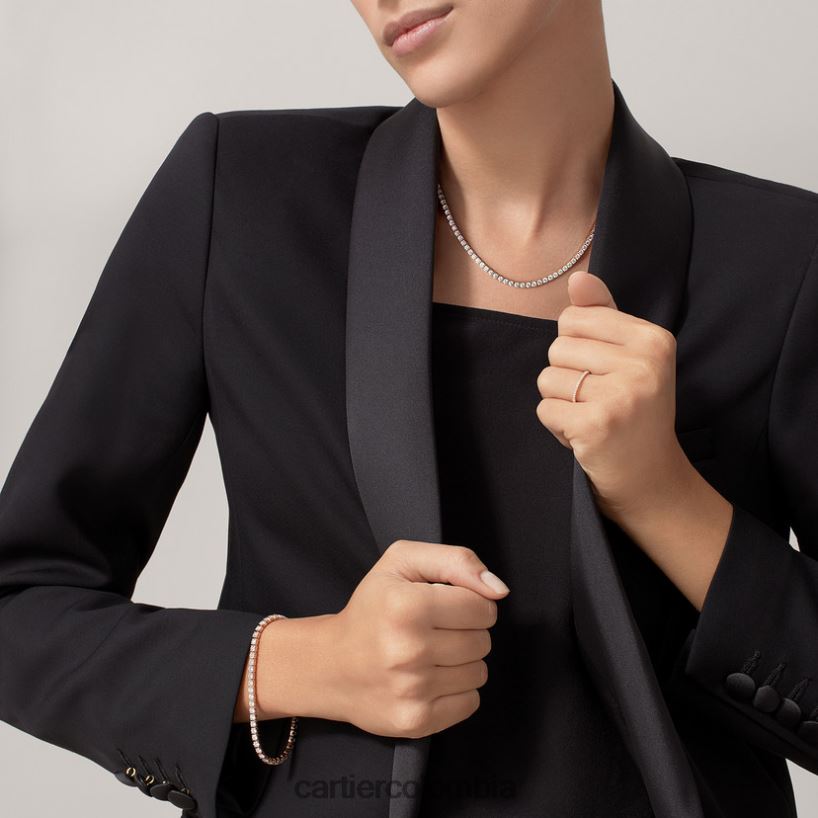 joyería Cartier collar de líneas esenciales oro rosa V0HXJN528