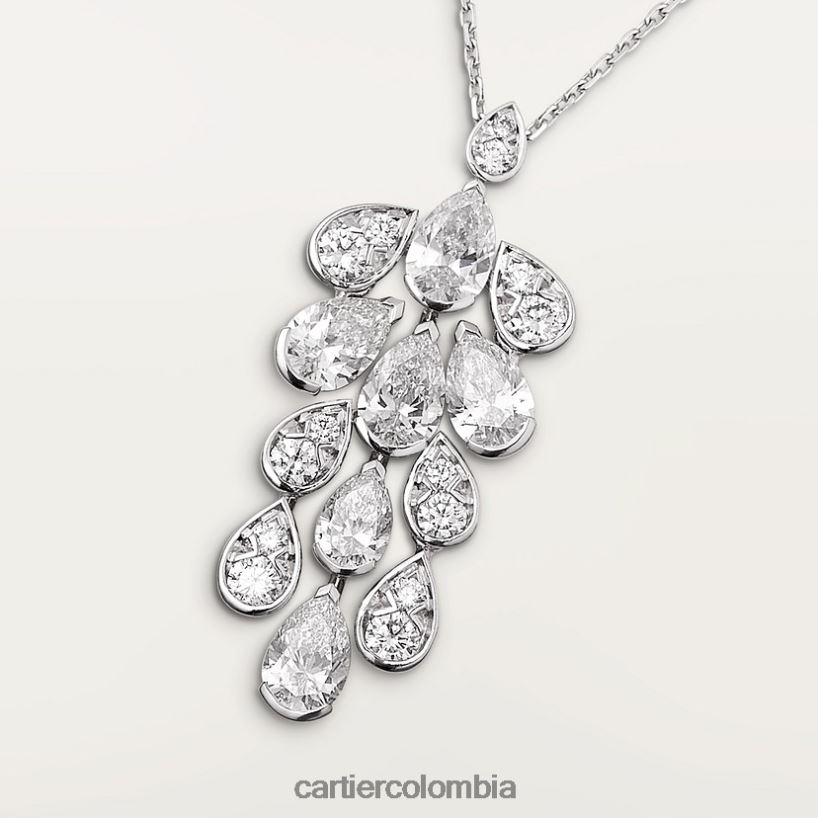 joyería Cartier collar de lluvia elegante V0HXJN507