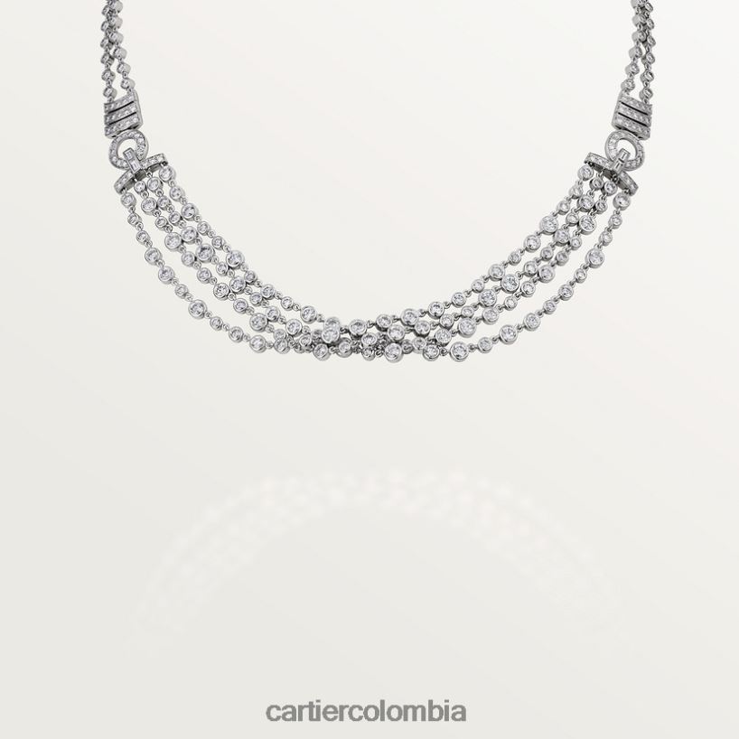 joyería Cartier collar de lluvia elegante V0HXJN561