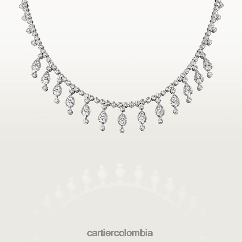 joyería Cartier collar de lluvia elegante V0HXJN565