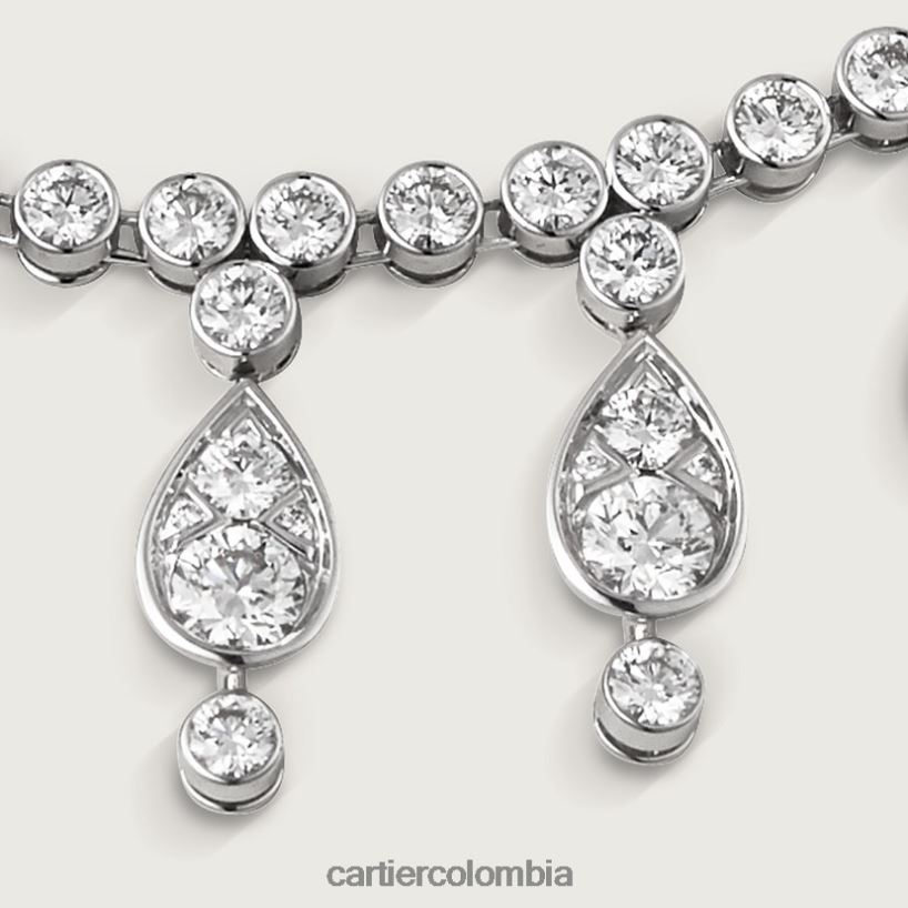joyería Cartier collar de lluvia elegante V0HXJN565