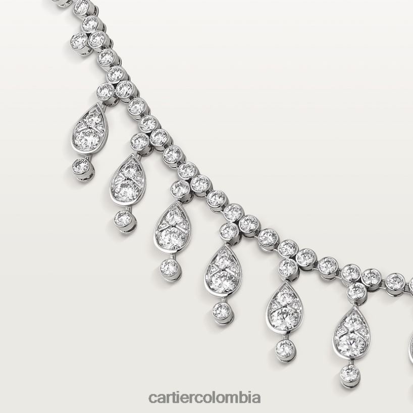 joyería Cartier collar de lluvia elegante V0HXJN565