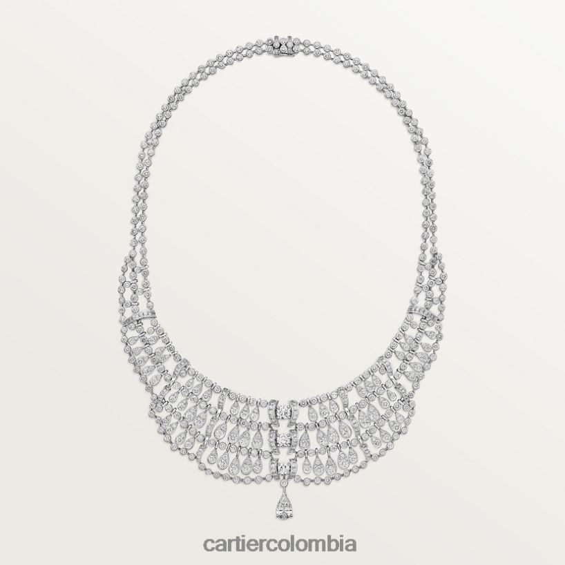 joyería Cartier collar de lluvia elegante V0HXJN581