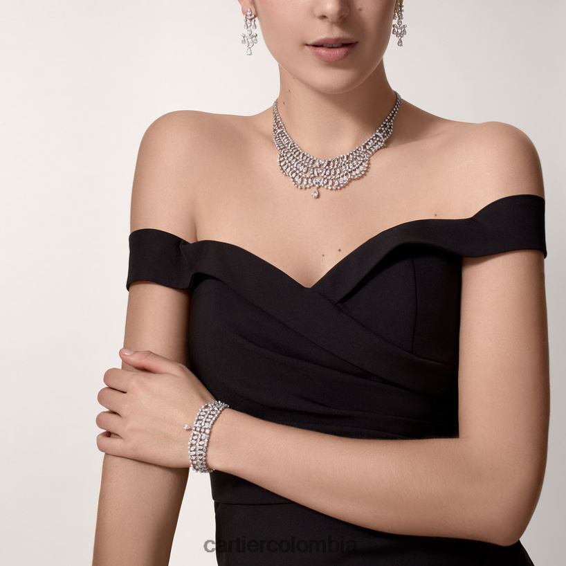 joyería Cartier collar de lluvia elegante V0HXJN581