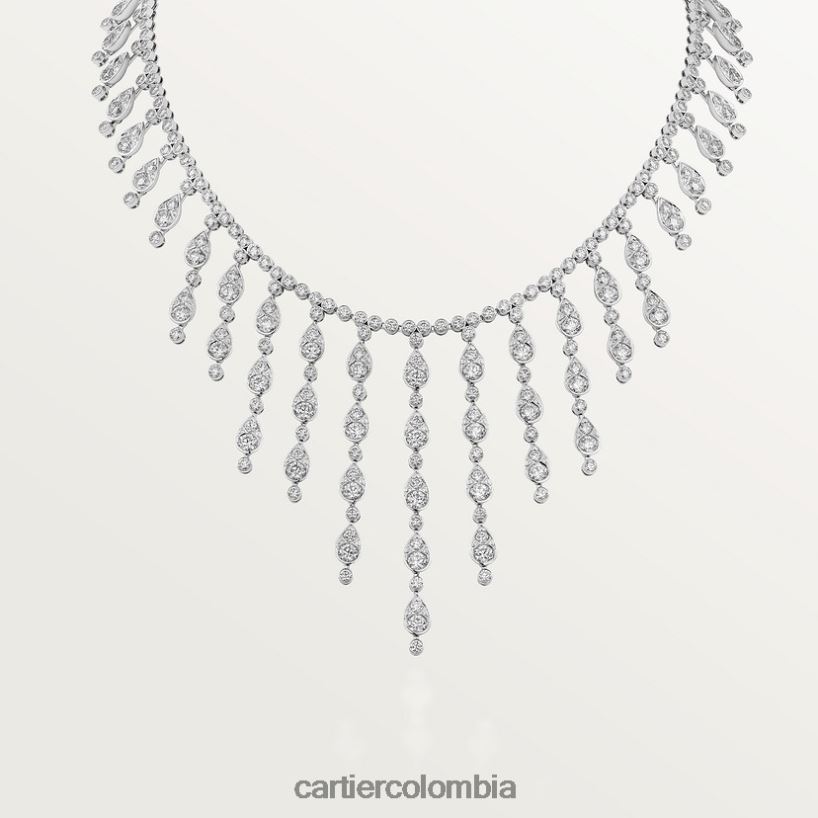 joyería Cartier collares de colección de diamantes elegante V0HXJN578