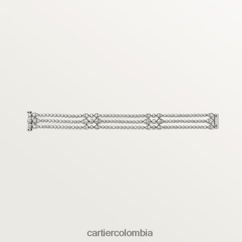 joyería Cartier pulsera de colección de diamantes elegante V0HXJN329