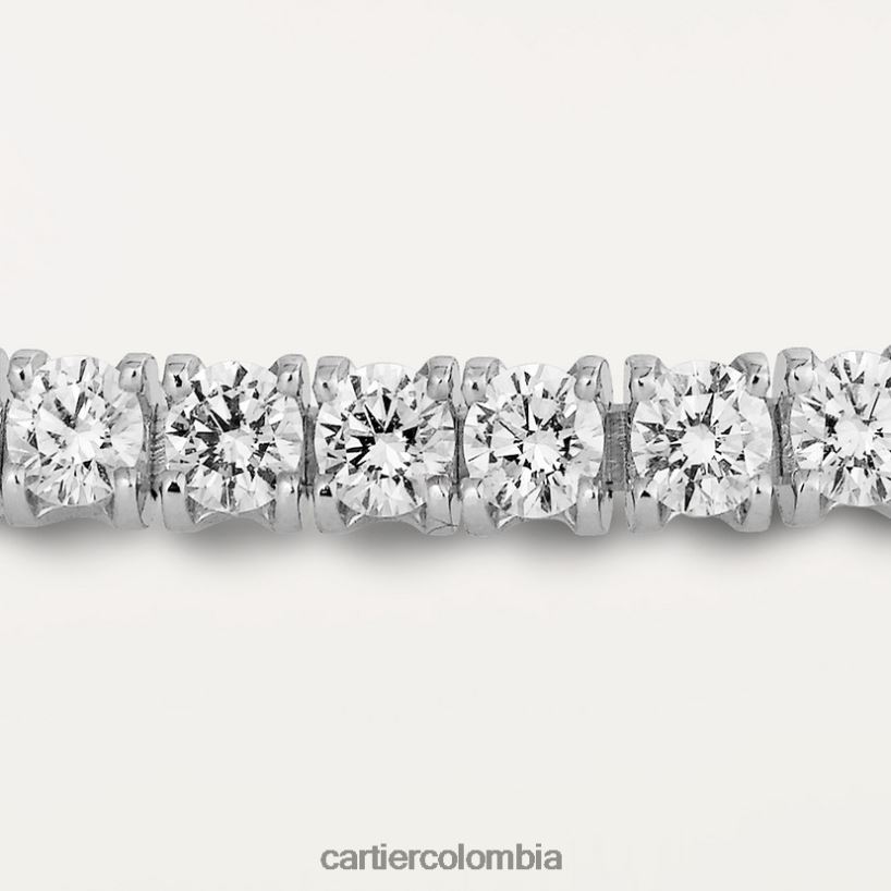 joyería Cartier pulsera de líneas esenciales Oro blanco V0HXJN307