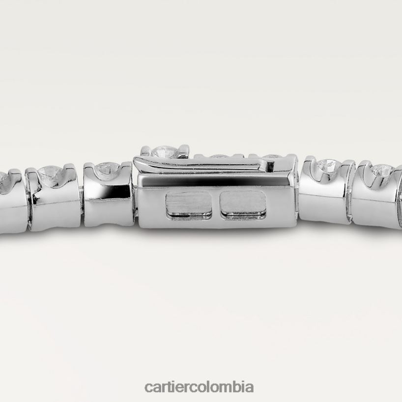 joyería Cartier pulsera de líneas esenciales Oro blanco V0HXJN307