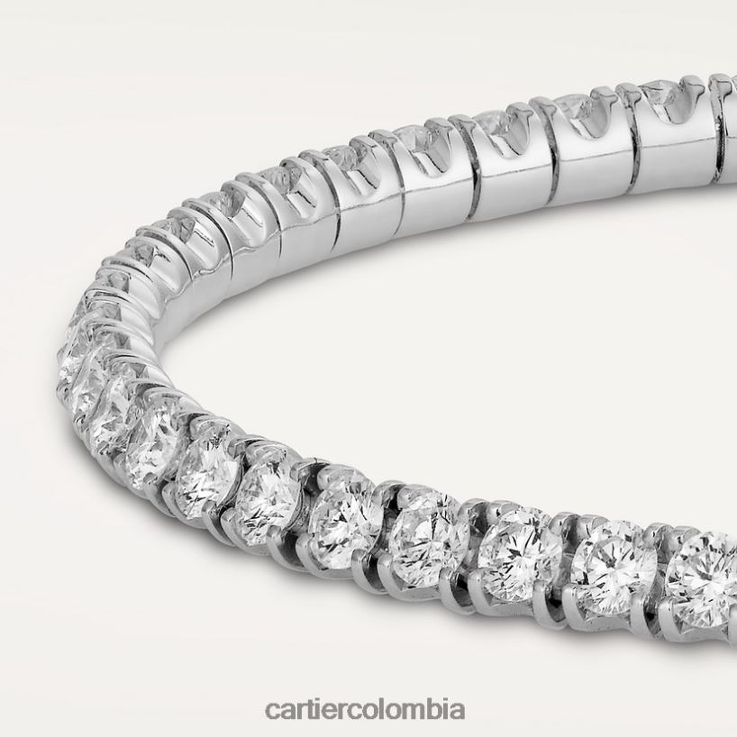 joyería Cartier pulsera de líneas esenciales Oro blanco V0HXJN307