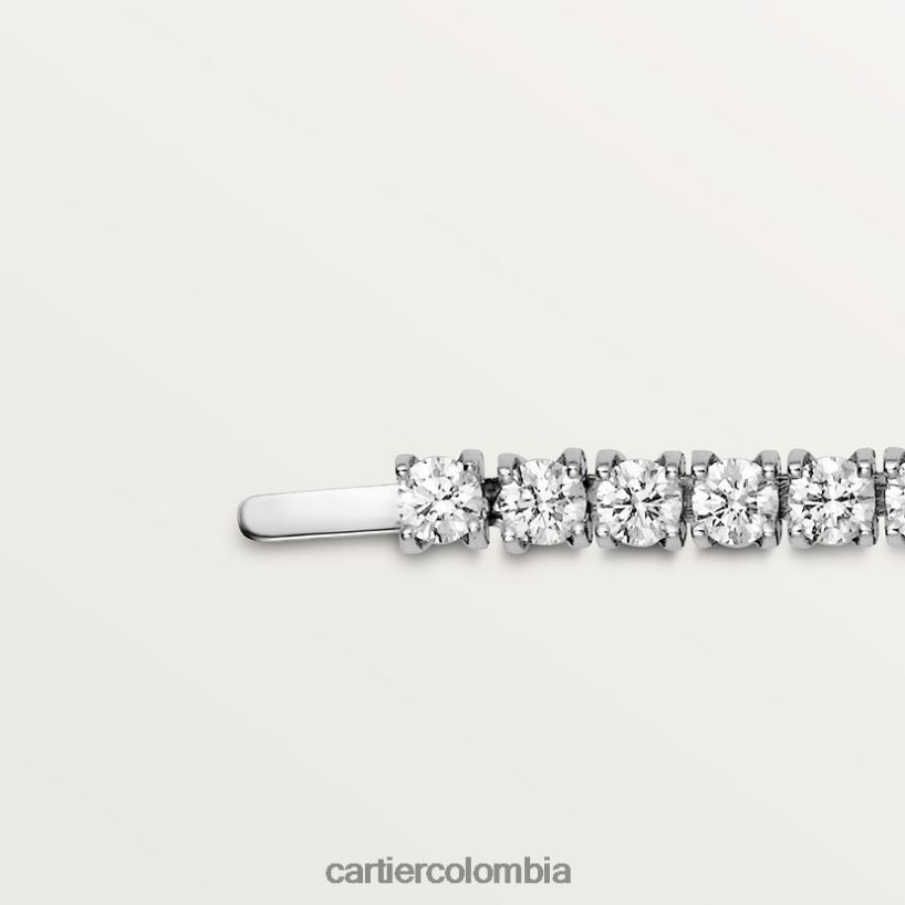 joyería Cartier pulsera de líneas esenciales Oro blanco V0HXJN307