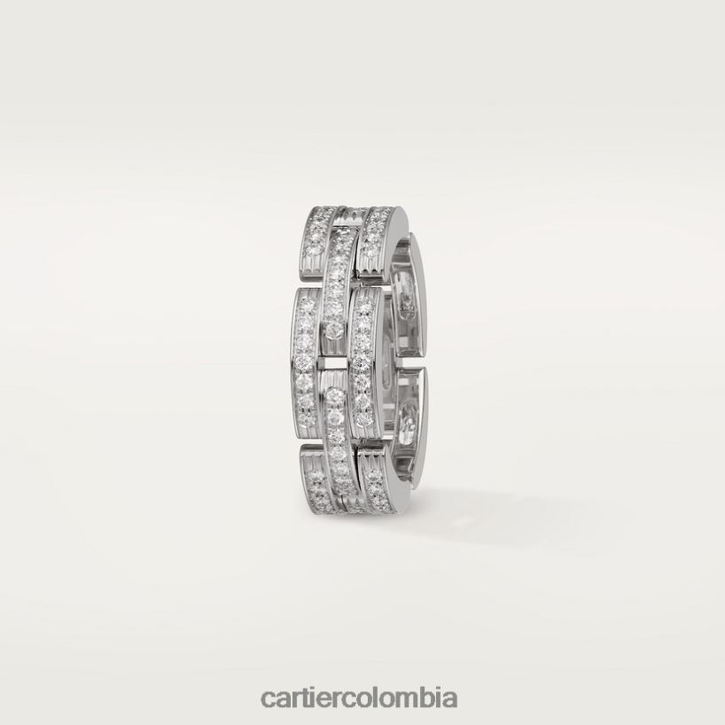 joyería Cartier anillo pantera maillon Oro blanco V0HXJN144