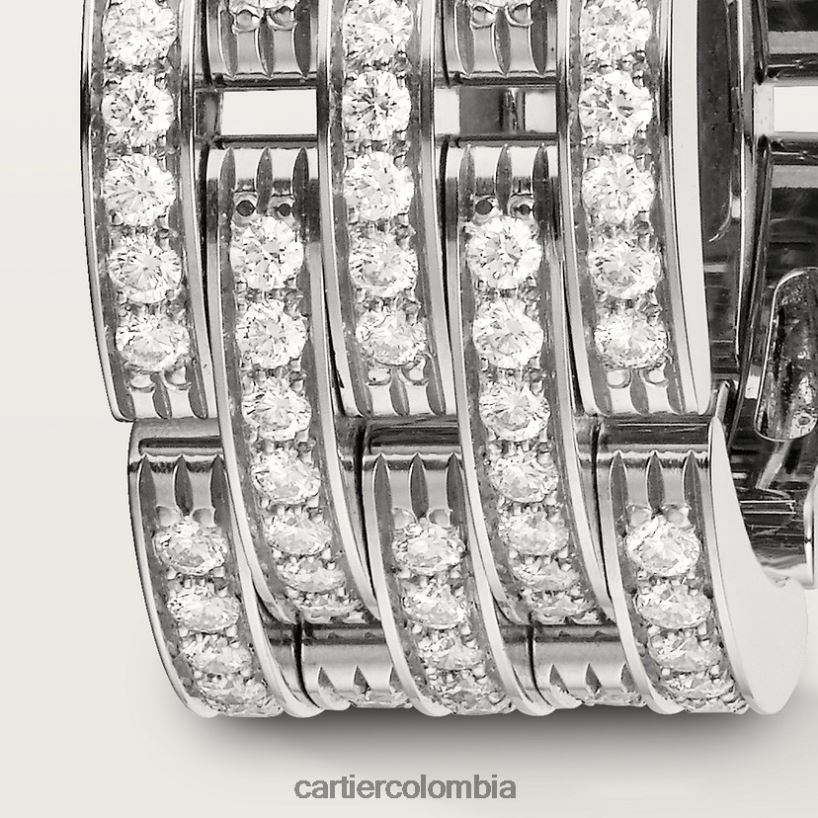 joyería Cartier anillo pantera maillon Oro blanco V0HXJN148