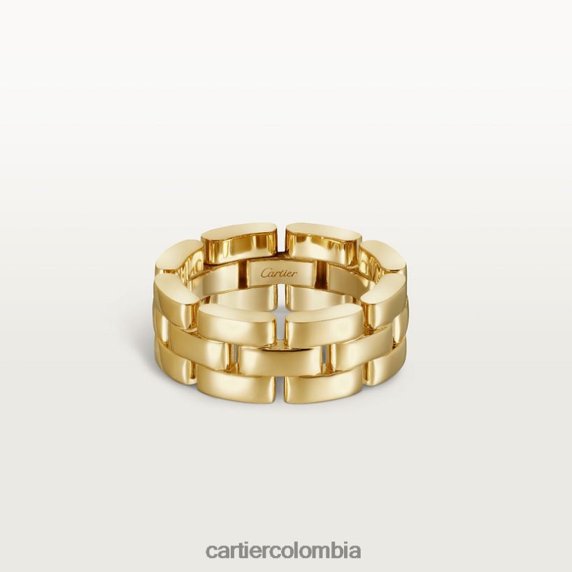 joyería Cartier anillo pantera maillon oro amarillo V0HXJN136