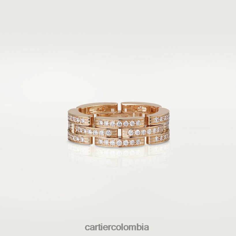 joyería Cartier anillo pantera maillon oro rosa V0HXJN143