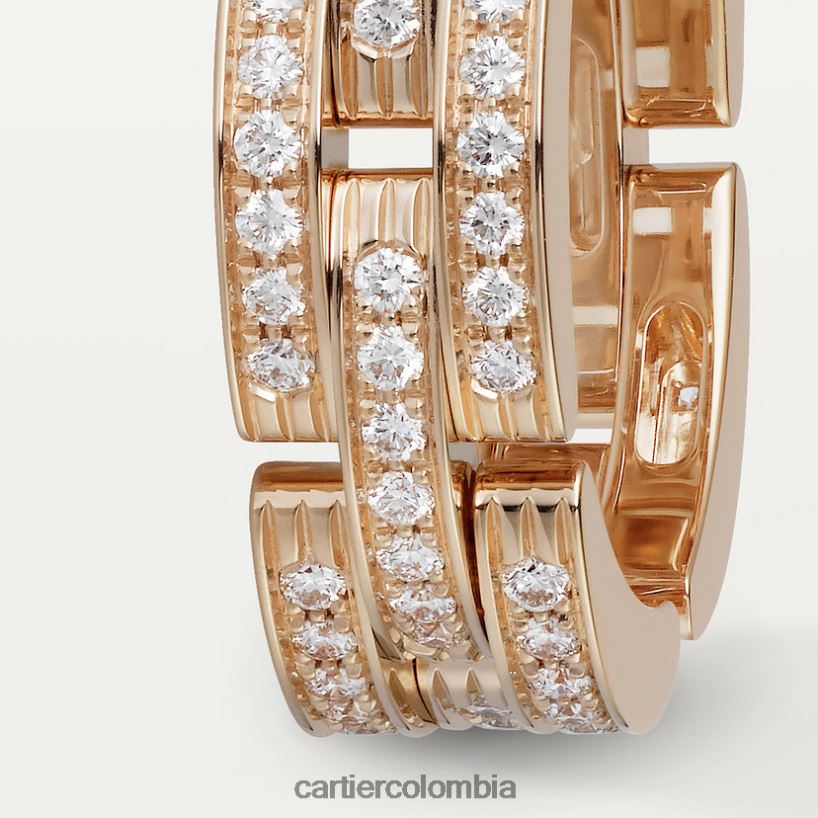 joyería Cartier anillo pantera maillon oro rosa V0HXJN143