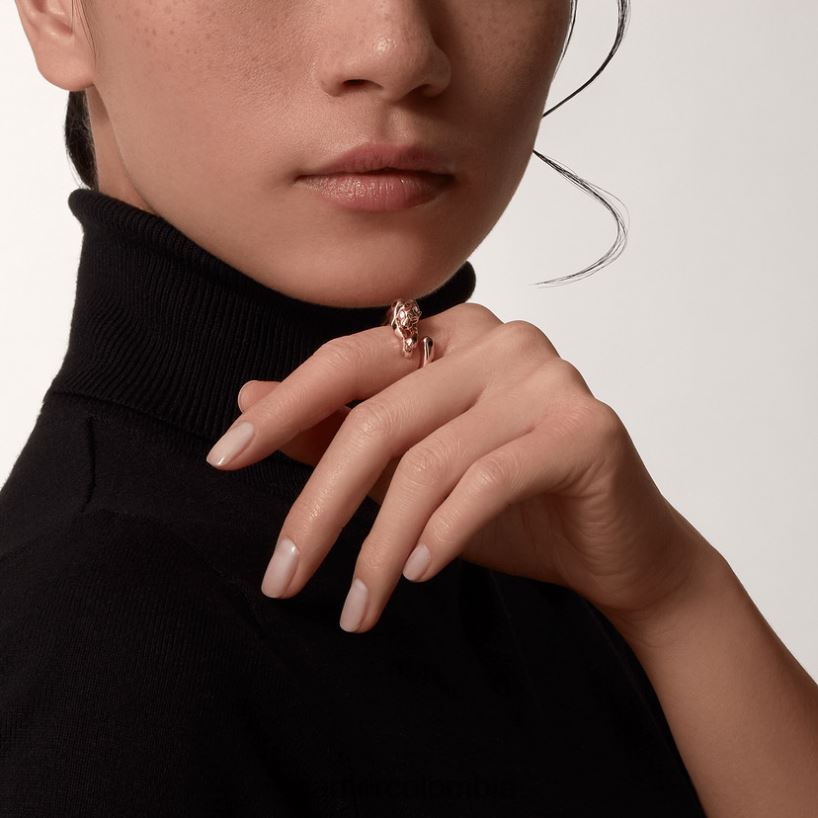 joyería Cartier anillo pantera oro rosa V0HXJN72