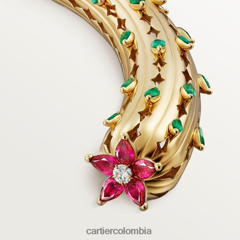 joyería Cartier collar de cactus elegante V0HXJN475
