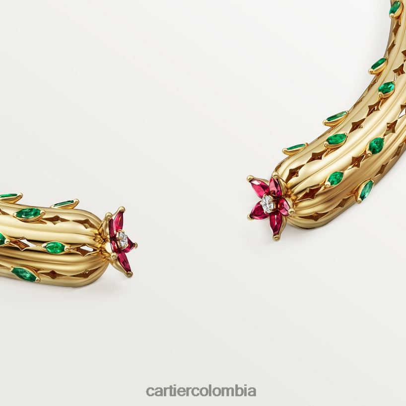 joyería Cartier collar de cactus elegante V0HXJN475