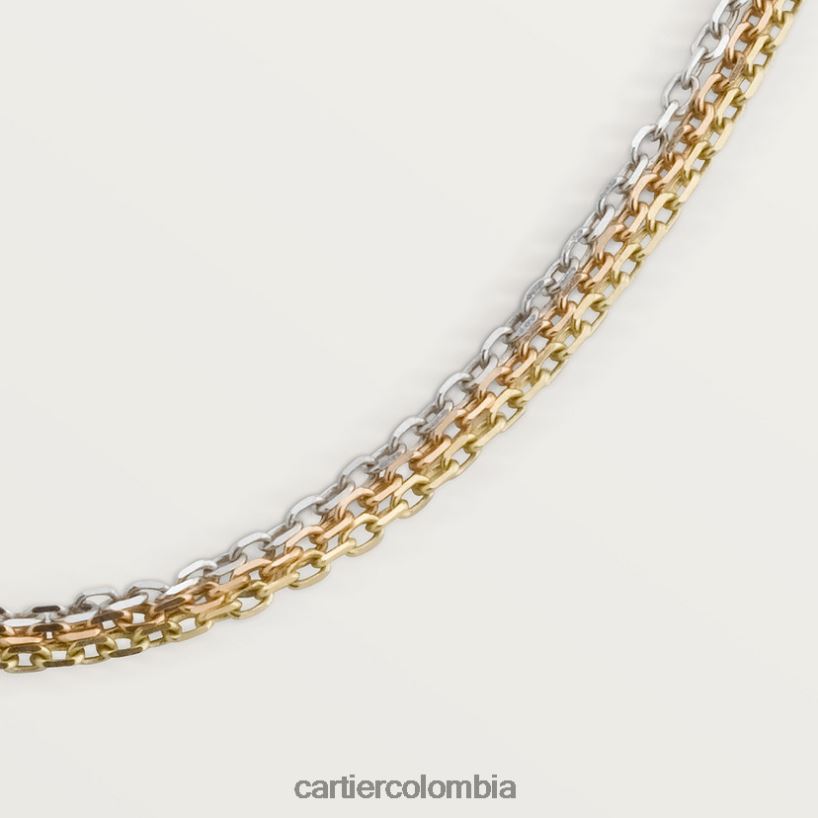 joyería Cartier collar de la trinidad 3 oros V0HXJN595
