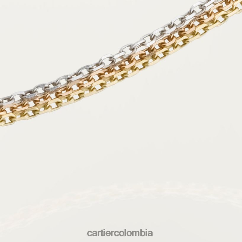 joyería Cartier collar de la trinidad 3 oros V0HXJN595