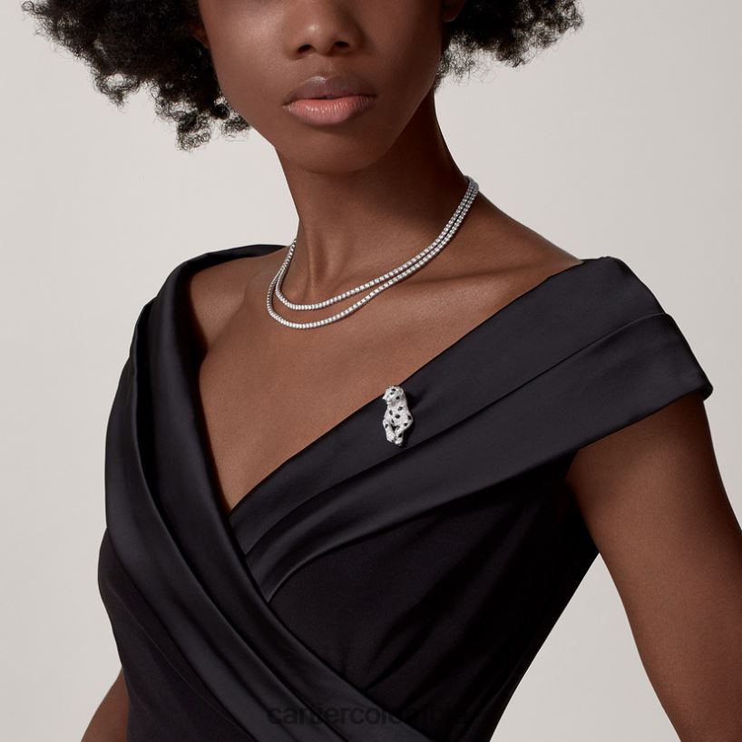 joyería Cartier collar de pantera elegante V0HXJN460