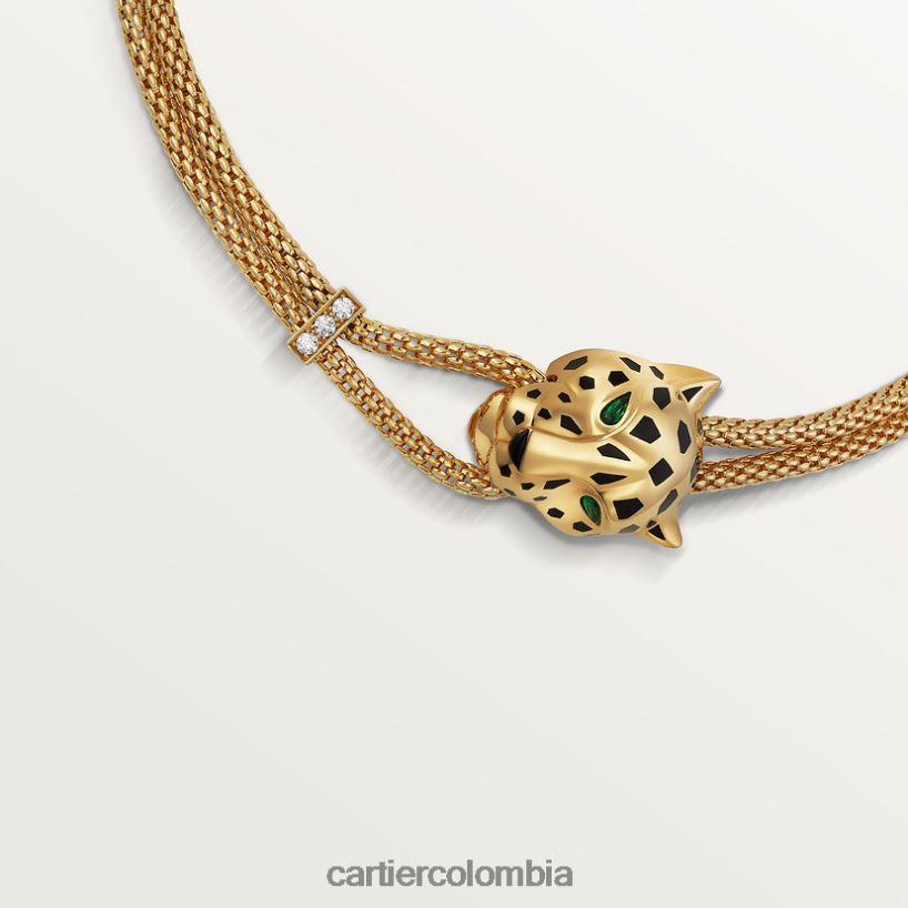 joyería Cartier collar de pantera oro amarillo V0HXJN440