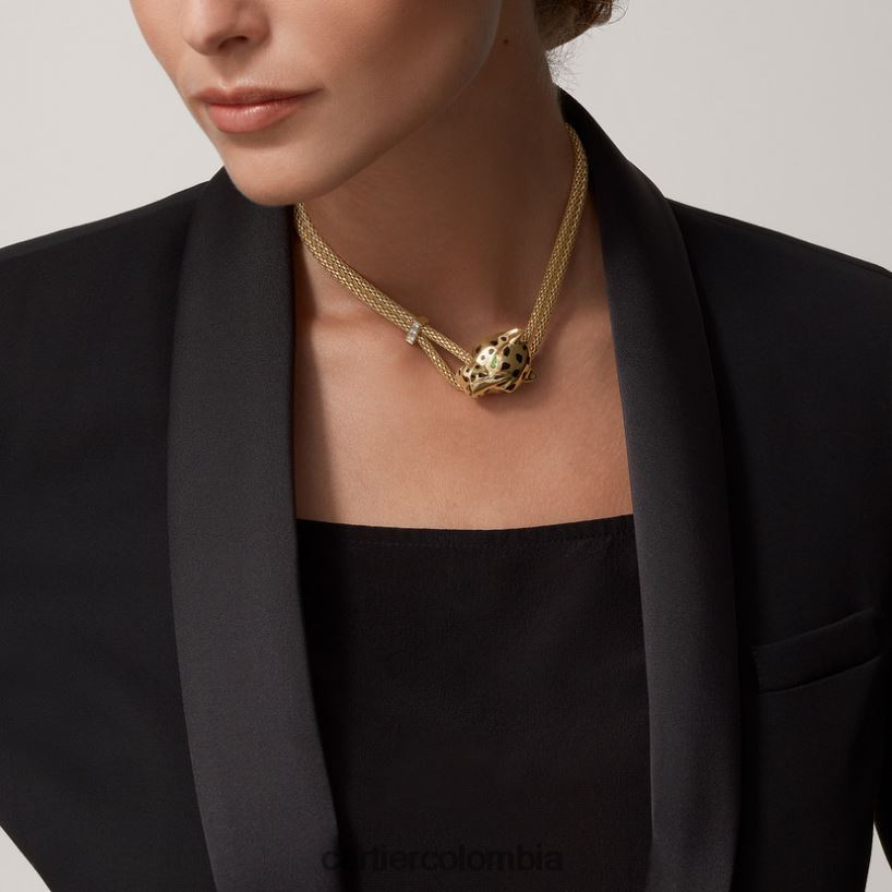 joyería Cartier collar de pantera oro amarillo V0HXJN440