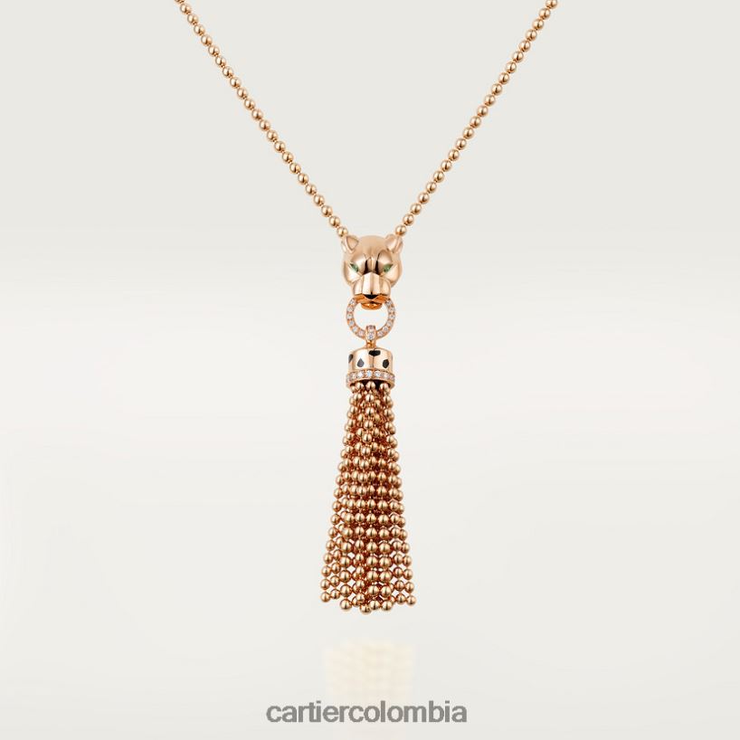 joyería Cartier collar de pantera oro rosa V0HXJN441