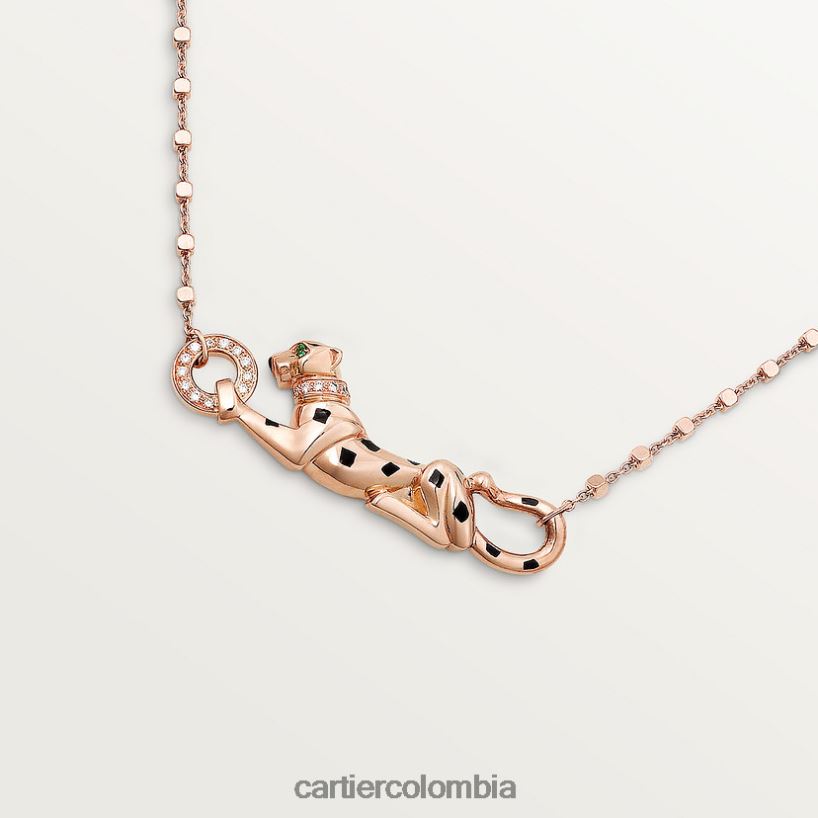 joyería Cartier collar de pantera oro rosa V0HXJN448