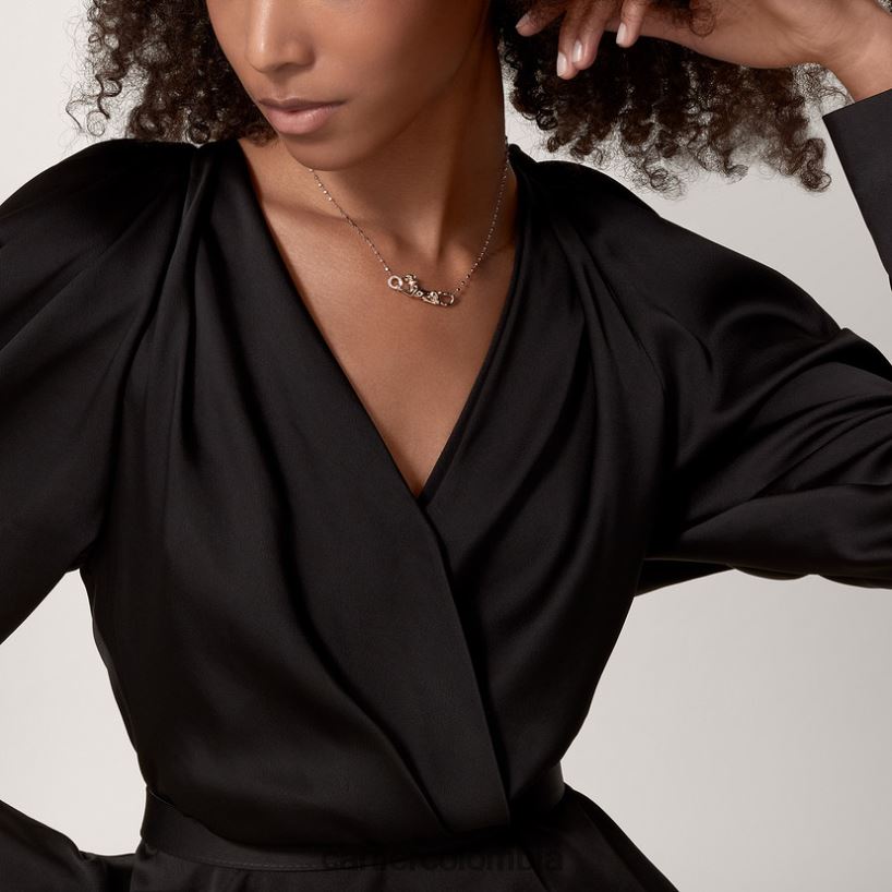 joyería Cartier collar de pantera oro rosa V0HXJN448