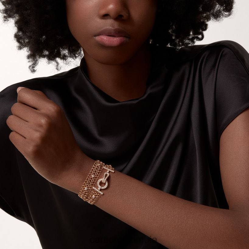 joyería Cartier pulsera agrafe elegante V0HXJN346