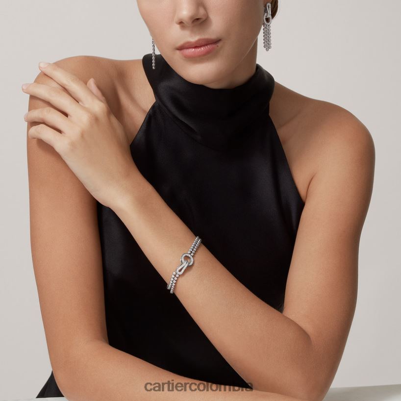 joyería Cartier pulsera agrafe elegante V0HXJN352