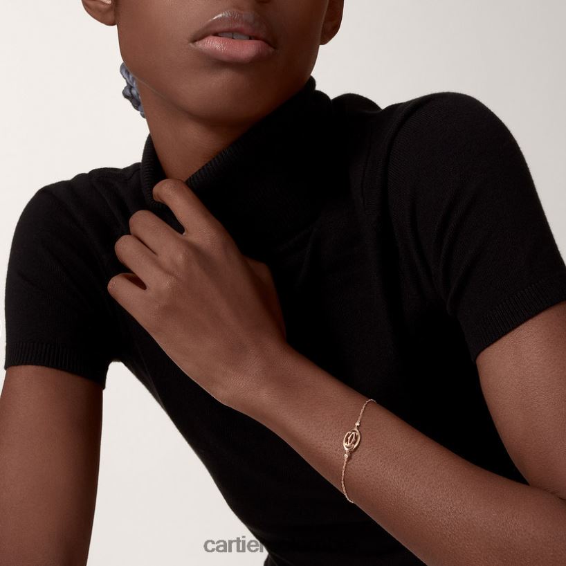 joyería Cartier pulsera con logotipo oro rosa V0HXJN354