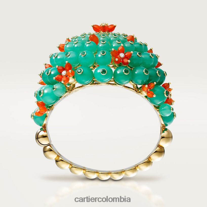 joyería Cartier pulsera de cactus elegante V0HXJN358