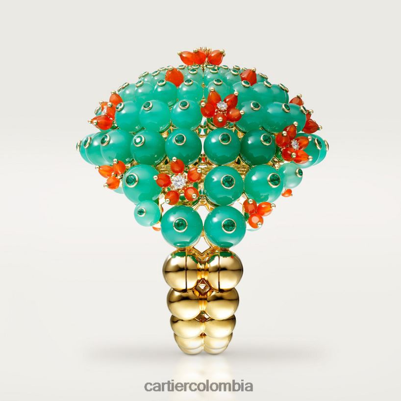 joyería Cartier pulsera de cactus elegante V0HXJN358