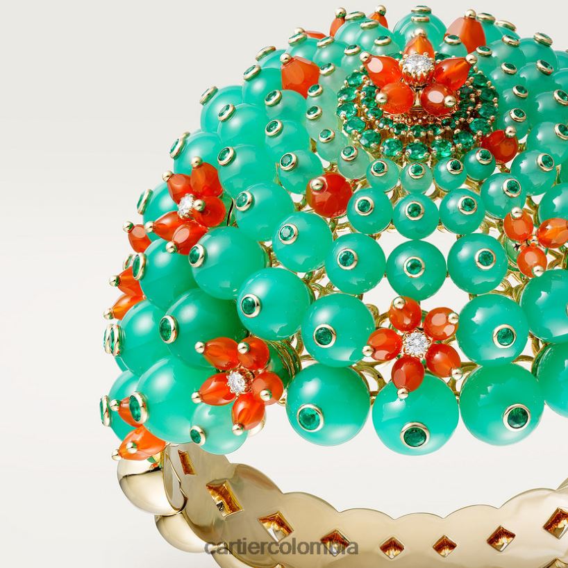 joyería Cartier pulsera de cactus elegante V0HXJN358