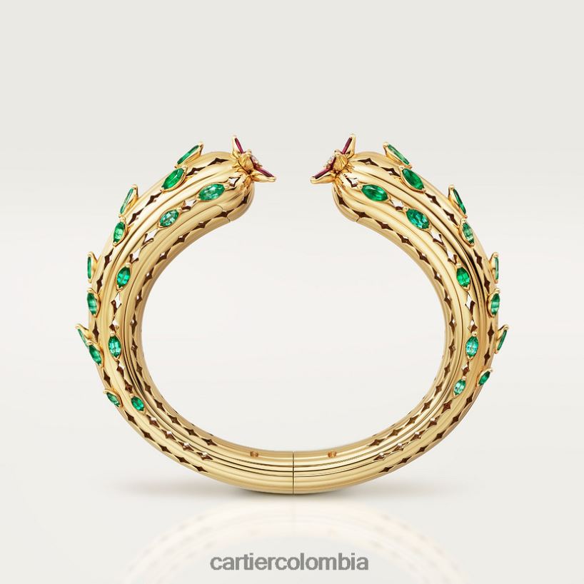 joyería Cartier pulsera de cactus elegante V0HXJN360
