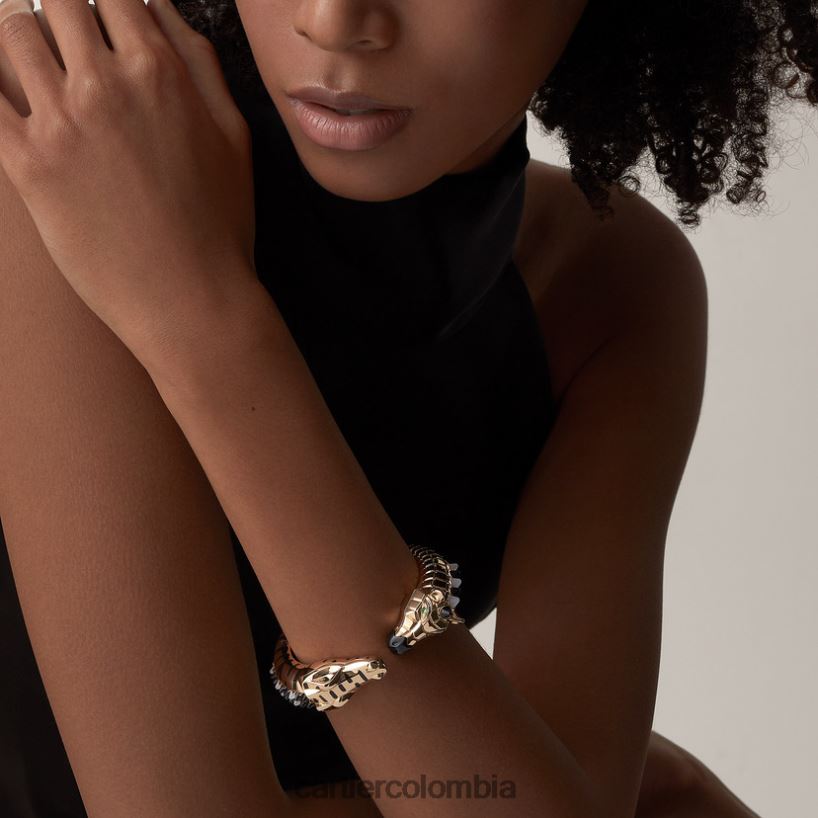 joyería Cartier pulsera indomables elegante V0HXJN338