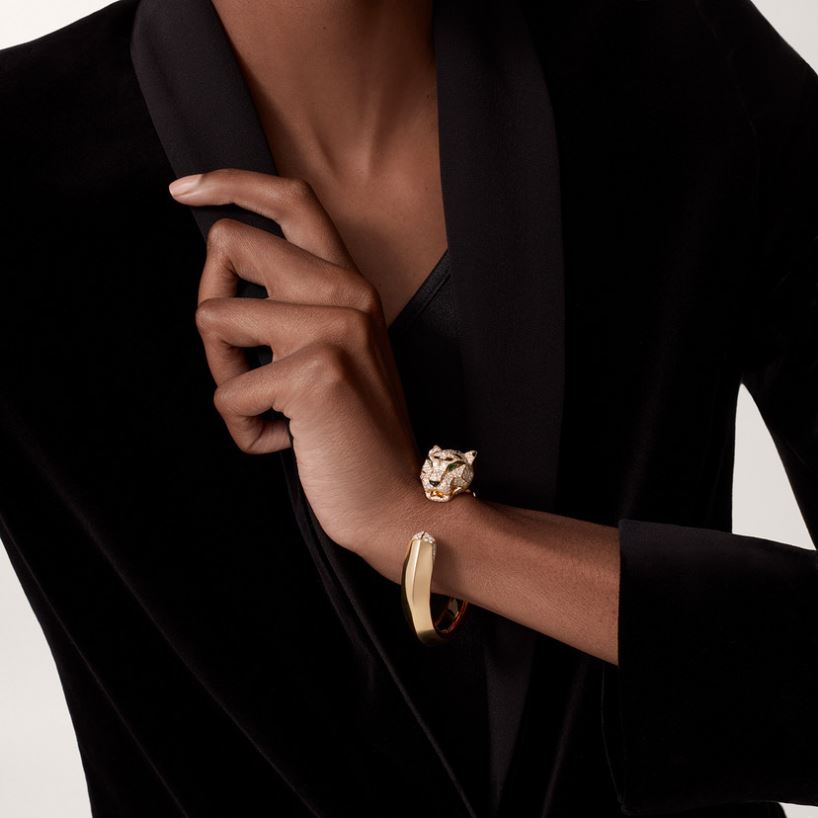 joyería Cartier pulsera pantera elegante V0HXJN252