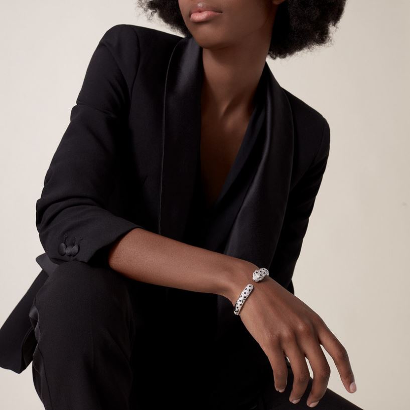 joyería Cartier pulsera pantera elegante V0HXJN257