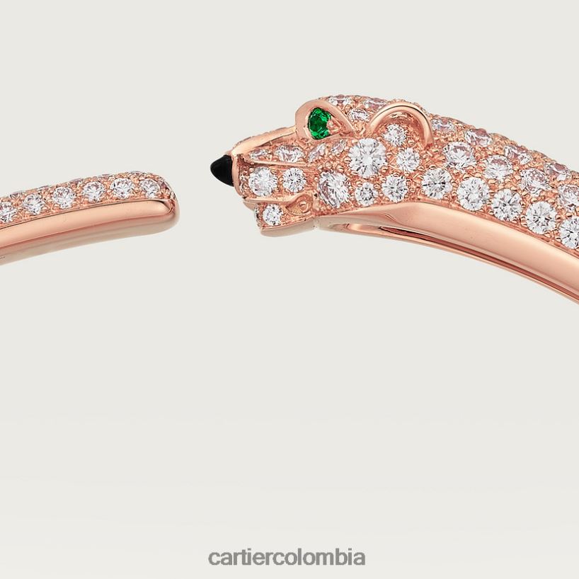 joyería Cartier pulsera pantera oro rosa V0HXJN232