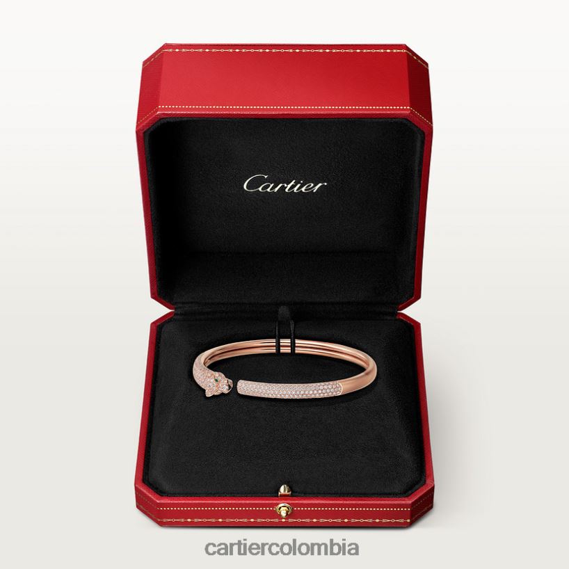 joyería Cartier pulsera pantera oro rosa V0HXJN232
