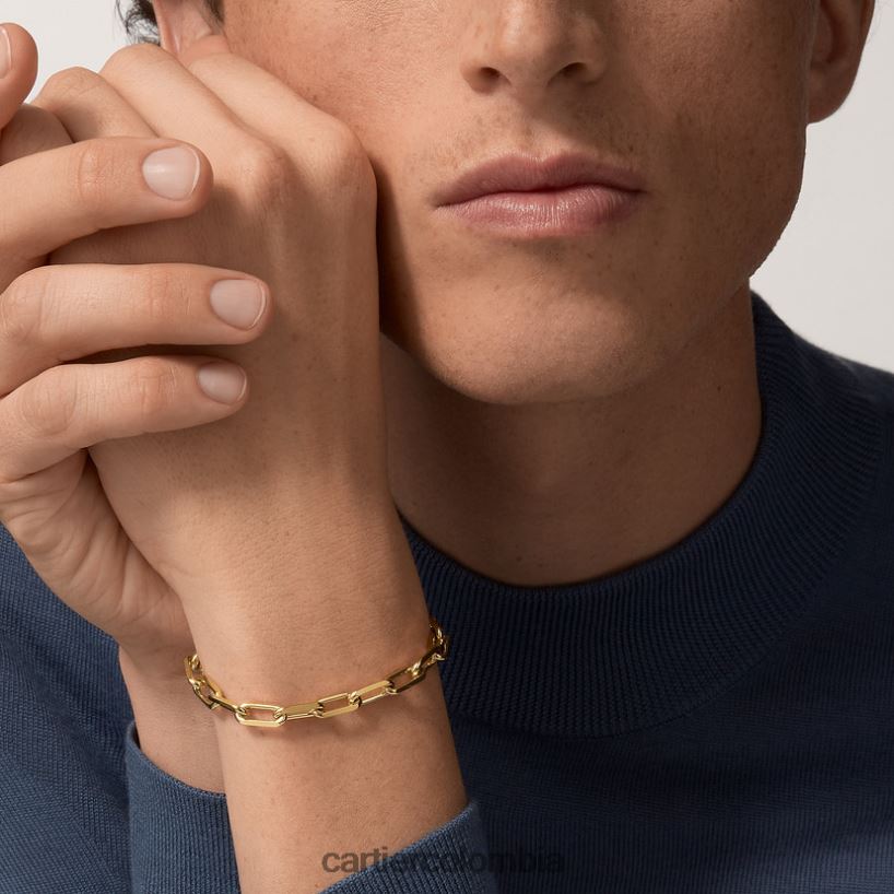 joyería Cartier pulsera santos oro amarillo V0HXJN336