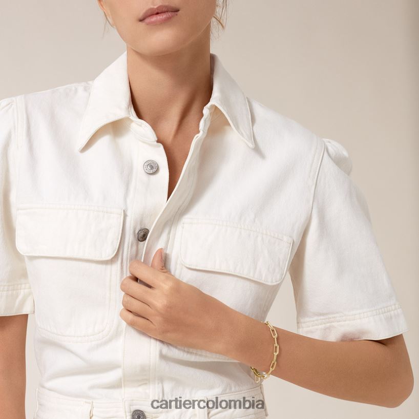 joyería Cartier pulsera santos oro amarillo V0HXJN336